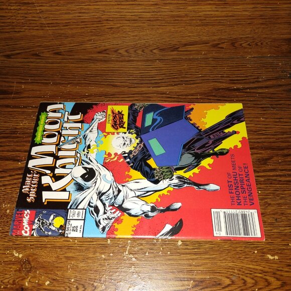 Marc Spector: Moon Knight #25 (Marvel Comics, 1991) Ghost Rider - Picture 3 of 3
